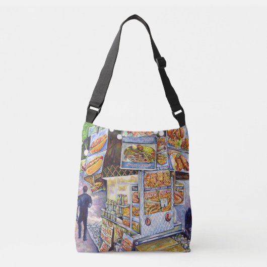 Buitengewone artistieke werkbelasting crossbody tas (Voorkant)