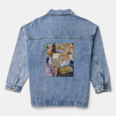 Buitengewone artistieke werkbelasting denim jacket (Achterkant)