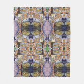 Buitengewone artistieke werkbelasting fleece deken (Voorkant)
