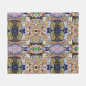 Buitengewone artistieke werkbelasting fleece deken (Voorkant (Horizontaal))