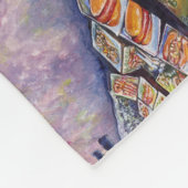 Buitengewone artistieke werkbelasting fleece deken (Hoek)