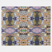 Buitengewone artistieke werkbelasting fleece deken (Voorkant (Horizontaal))