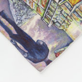 Buitengewone artistieke werkbelasting fleece deken (Hoek)