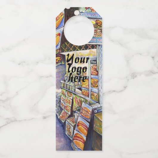 Buitengewone artistieke werkbelasting flessenhanger (Voorkant)