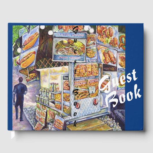 Buitengewone artistieke werkbelasting gastenboek (Voorkant)