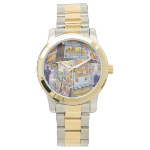 Buitengewone artistieke werkbelasting horloge