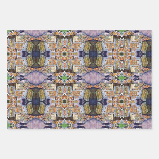 Buitengewone artistieke werkbelasting inpakpapier vel (Voorkant)