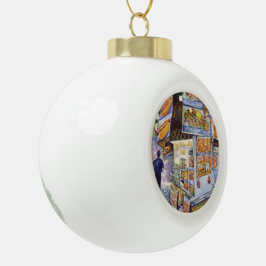 Buitengewone artistieke werkbelasting keramische bal ornament (Links)