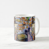 Buitengewone artistieke werkbelasting koffiemok (Voorkant rechts)