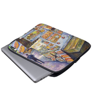 Buitengewone artistieke werkbelasting laptop sleeve