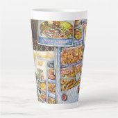 Buitengewone artistieke werkbelasting latte mok (Voorkant)