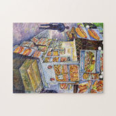 Buitengewone artistieke werkbelasting legpuzzel (Horizontaal)