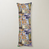 Buitengewone artistieke werkbelasting lichaamskussen (Achterkant (Verticaal))