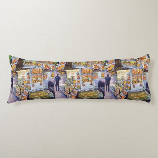 Buitengewone artistieke werkbelasting lichaamskussen (Voorkant)