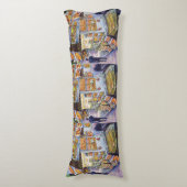 Buitengewone artistieke werkbelasting lichaamskussen (Voorkant Verticaal)