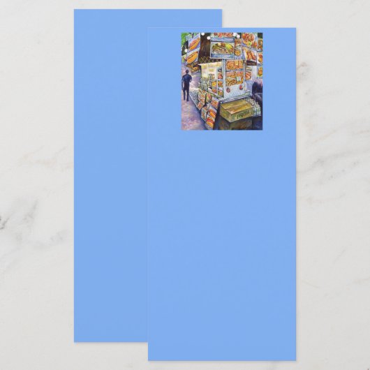 Buitengewone artistieke werkbelasting menu (Voorkant / Achterkant)