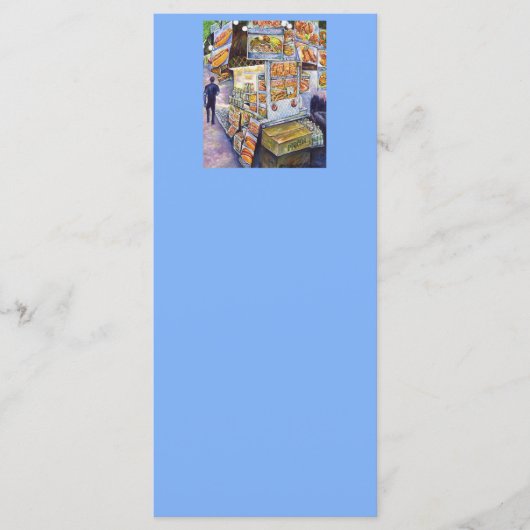 Buitengewone artistieke werkbelasting menu (Voorkant)