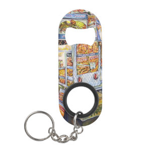 Buitengewone artistieke werkbelasting mini flessenopener