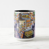 Buitengewone artistieke werkbelasting mok (Midden)