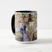 Buitengewone artistieke werkbelasting mok (Voorkant links)