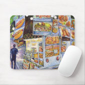 Buitengewone artistieke werkbelasting muismat (Met muis)