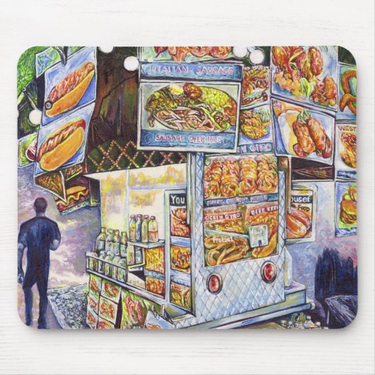 Buitengewone artistieke werkbelasting muismat (Voorkant)