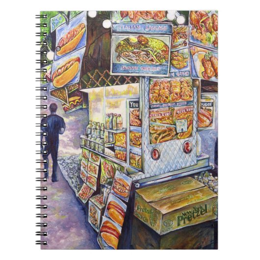 Buitengewone artistieke werkbelasting notitieboek (Voorkant)