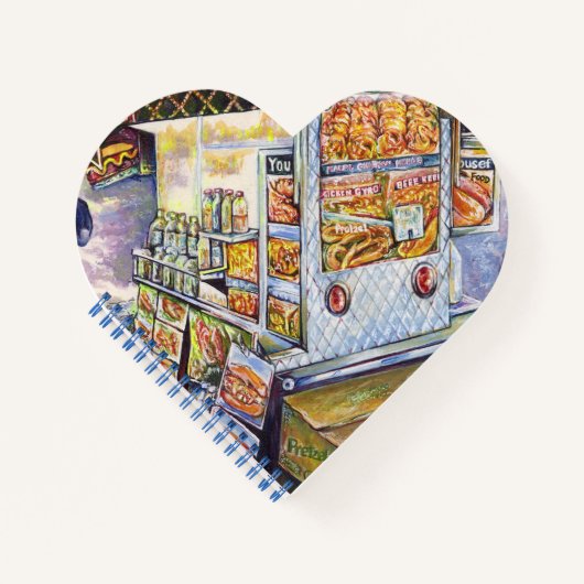 Buitengewone artistieke werkbelasting notitieboek (Voorkant)