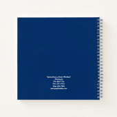 Buitengewone artistieke werkbelasting notitieboek (Achterkant)