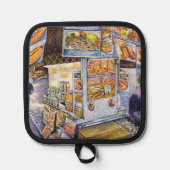 Buitengewone artistieke werkbelasting pannenlap (Voorkant)