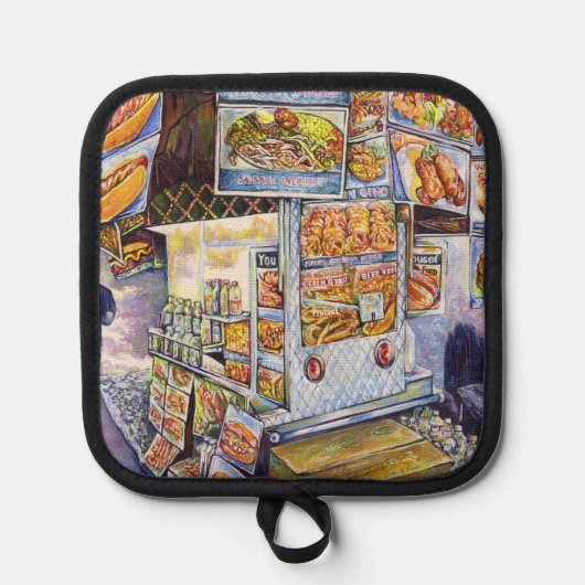 Buitengewone artistieke werkbelasting pannenlap (Voorkant)