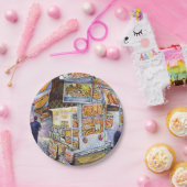 Buitengewone artistieke werkbelasting papieren bordje (Feest)