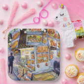 Buitengewone artistieke werkbelasting papieren bordje (Feest)