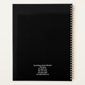 Buitengewone artistieke werkbelasting planner (Achterkant)