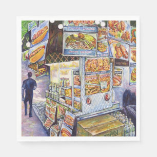 Buitengewone artistieke werkbelasting servet