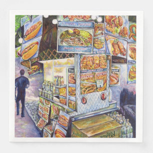 Buitengewone artistieke werkbelasting servet