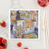 Buitengewone artistieke werkbelasting servet (Insitu)