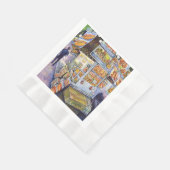 Buitengewone artistieke werkbelasting servet (Hoek)