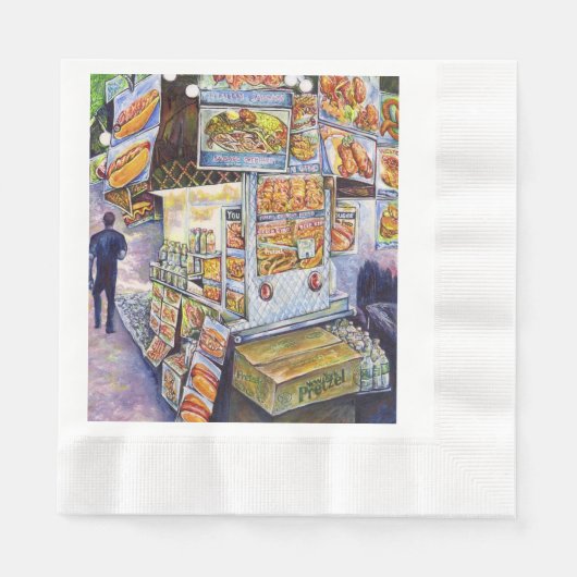 Buitengewone artistieke werkbelasting servet (Voorkant)