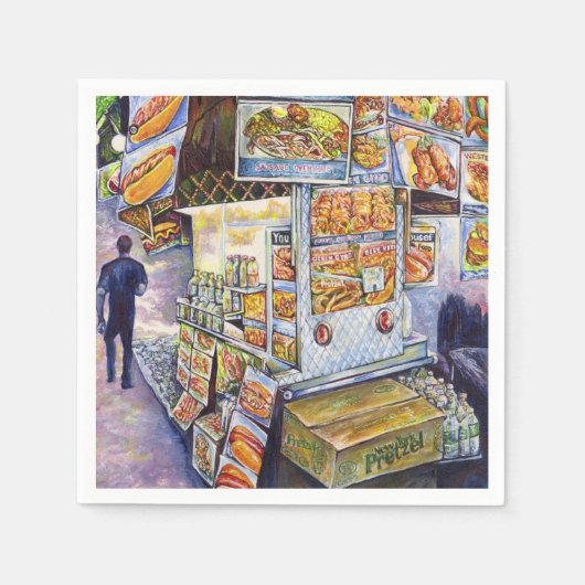 Buitengewone artistieke werkbelasting servet (Voorkant)