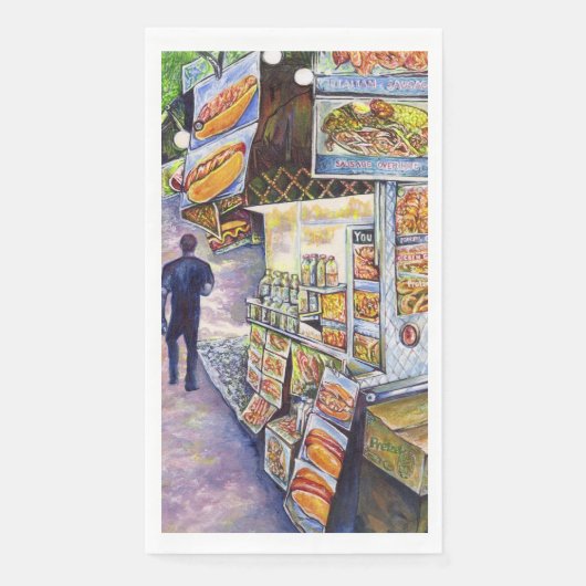 Buitengewone artistieke werkbelasting servet (Voorkant)