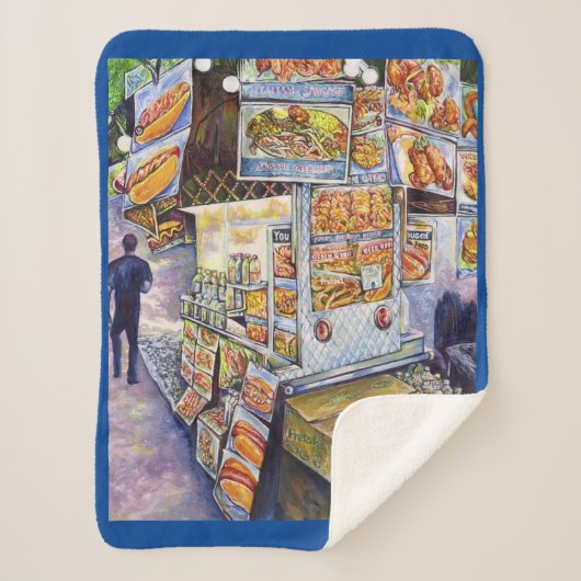 Buitengewone artistieke werkbelasting sherpa deken (Voorkant)