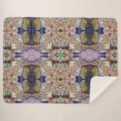 Buitengewone artistieke werkbelasting sherpa deken (Voorkant (horizontaal))