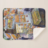 Buitengewone artistieke werkbelasting sherpa deken (Voorkant (horizontaal))