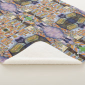 Buitengewone artistieke werkbelasting sherpa deken (3/4)