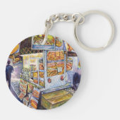 Buitengewone artistieke werkbelasting sleutelhanger (Achterkant)