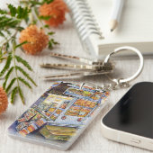 Buitengewone artistieke werkbelasting sleutelhanger (Voorkant Rechts)