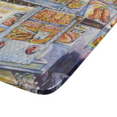 Buitengewone artistieke werkbelasting snijplank (Hoek)