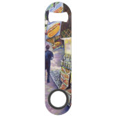 Buitengewone artistieke werkbelasting speed flessenopener (Achterkant)