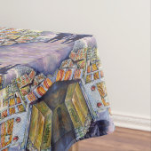 Buitengewone artistieke werkbelasting tafelkleed (Voorbeeld)